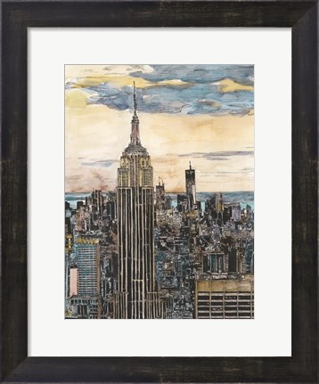 Framed US Cityscape-NYC Print
