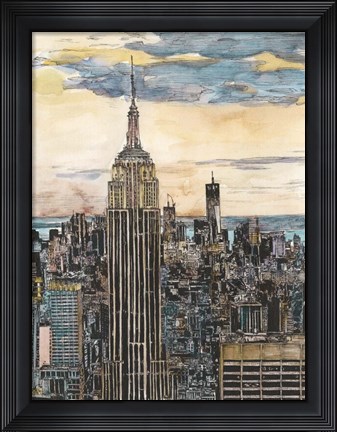 Framed US Cityscape-NYC Print
