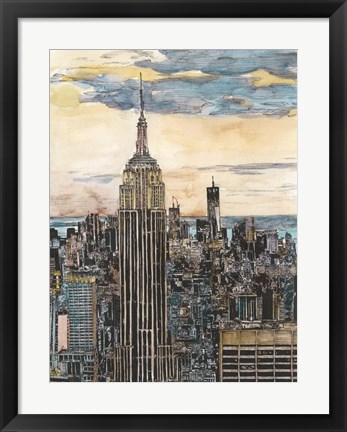 Framed US Cityscape-NYC Print