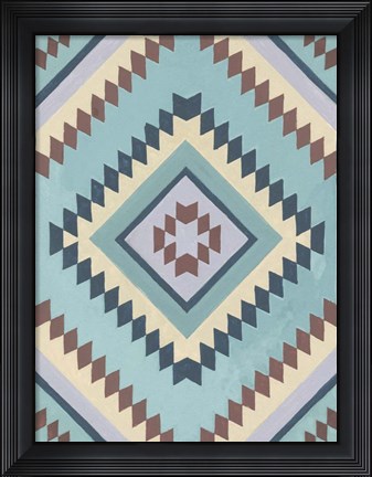 Framed Tribal Structure I Print