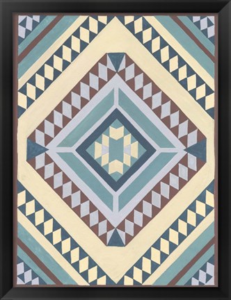 Framed Tribal Structure II Print