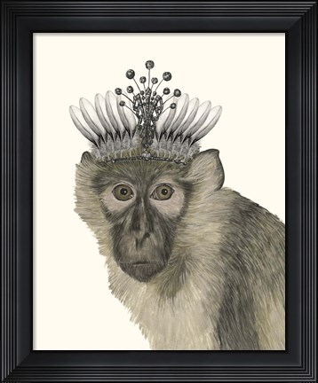 Framed Majestic Monkey I Print