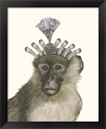 Framed Majestic Monkey II Print