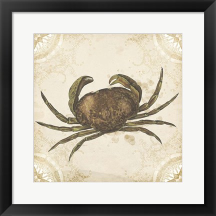 Framed La Mer Shellfish I Print