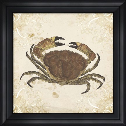 Framed La Mer Shellfish II Print