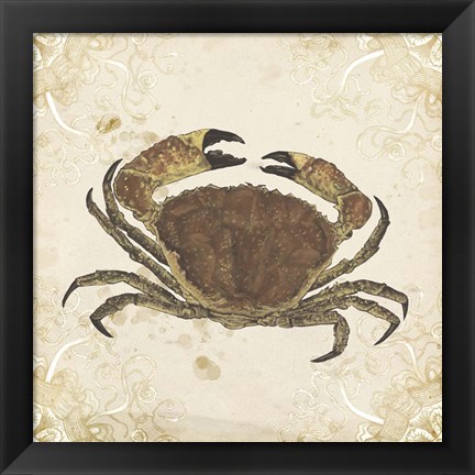 Framed La Mer Shellfish II Print