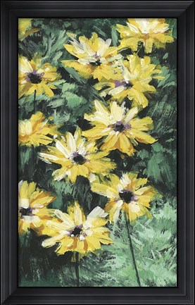 Framed Floral Impressions I Print