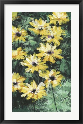 Framed Floral Impressions I Print