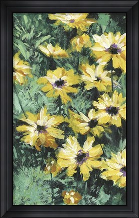 Framed Floral Impressions II Print