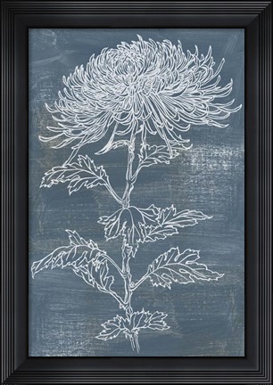 Framed Indigo Dance II Print