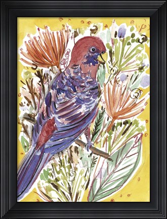 Framed Tropical Portrait I Print