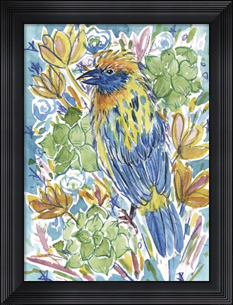 Framed Tropical Portrait II Print
