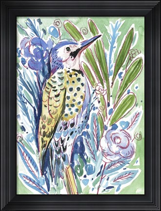 Framed Tropical Portrait III Print
