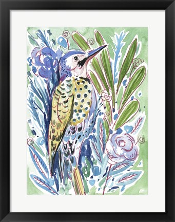 Framed Tropical Portrait III Print