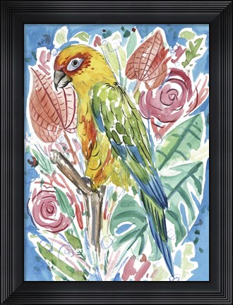 Framed Tropical Portrait IV Print