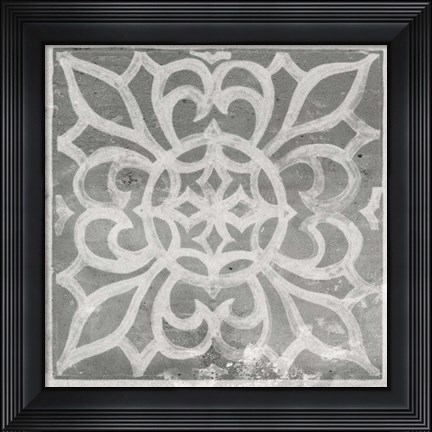 Framed Antique Garden Gate I Print