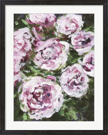 Framed Rose Rhapsody I Print
