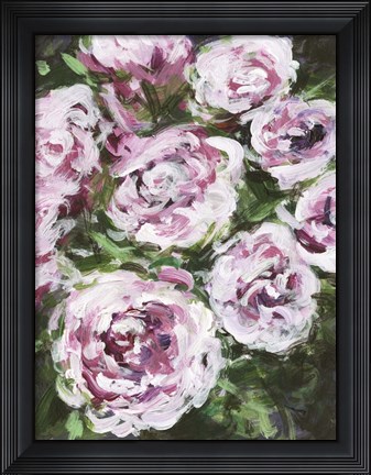 Framed Rose Rhapsody I Print