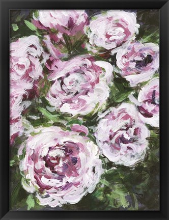 Framed Rose Rhapsody I Print