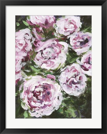 Framed Rose Rhapsody I Print