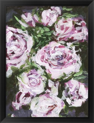 Framed Rose Rhapsody II Print