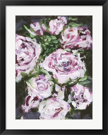 Framed Rose Rhapsody II Print