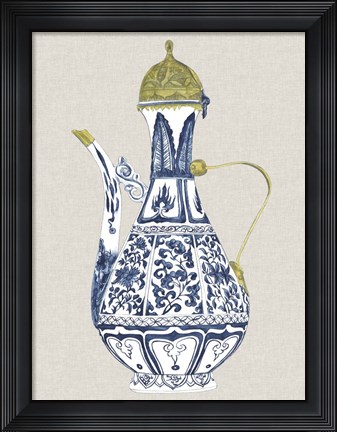 Framed Antique Chinese Vase II Print