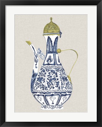 Framed Antique Chinese Vase II Print