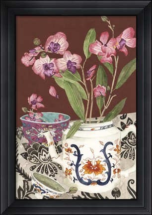 Framed Elegant Arrangement II Print