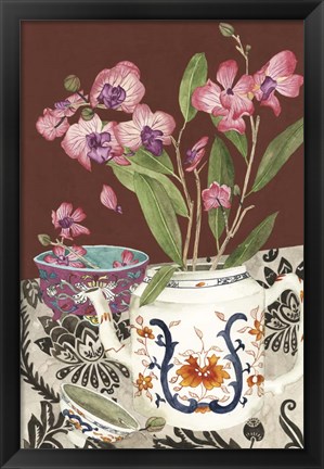 Framed Elegant Arrangement II Print