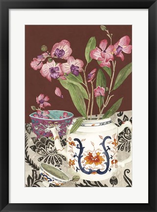 Framed Elegant Arrangement II Print