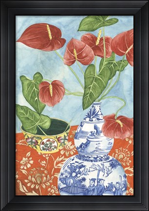 Framed Elegant Arrangement IV Print