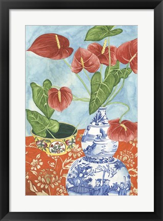 Framed Elegant Arrangement IV Print