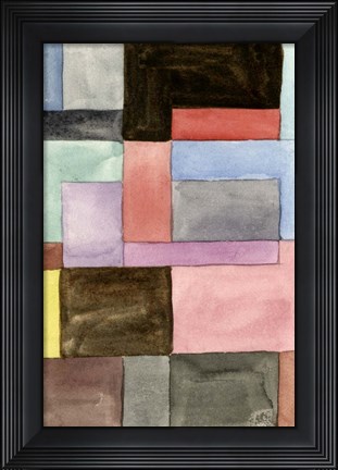 Framed Primary Blocks II Print