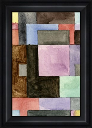 Framed Primary Blocks IV Print