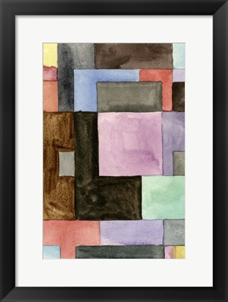 Framed Primary Blocks IV Print