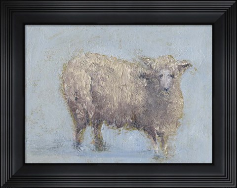 Framed Sheep Strut I Print
