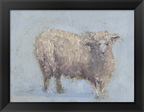 Framed Sheep Strut I Print