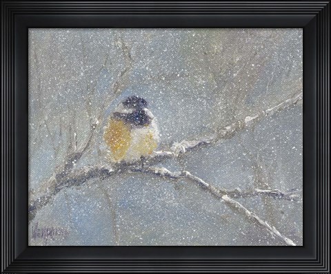 Framed Chance of Snow I Print