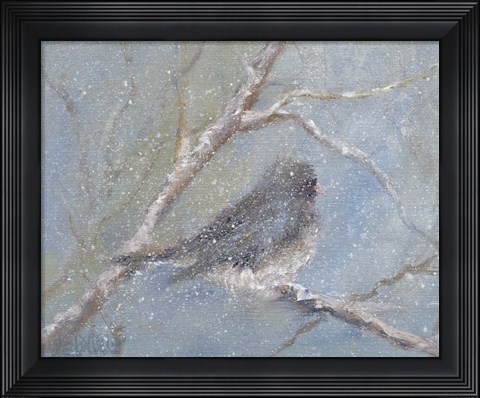 Framed Chance of Snow II Print