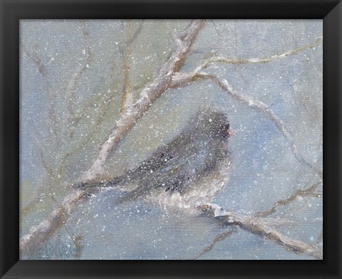 Framed Chance of Snow II Print