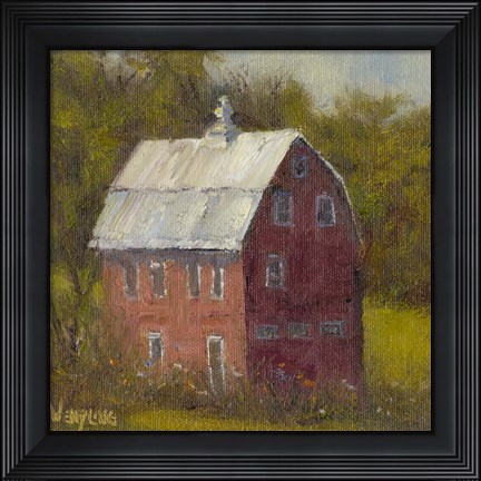 Framed Country Road I Print
