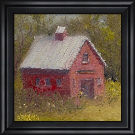 Framed Country Road II Print