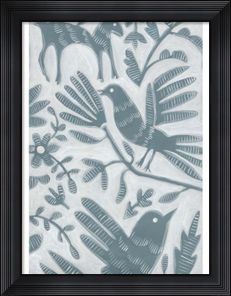 Framed Animal Fair II Print
