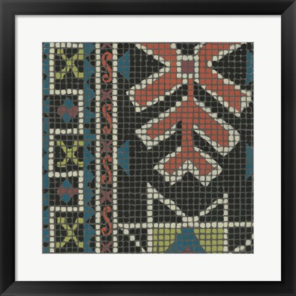 Framed Woven Journey I Print