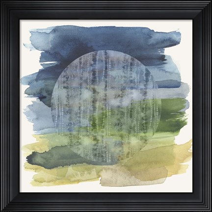 Framed Wax Moon I Print