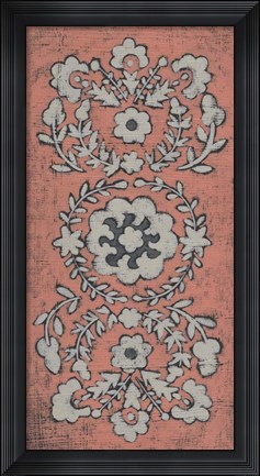 Framed Stitch Work I Print