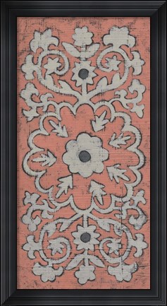 Framed Stitch Work II Print