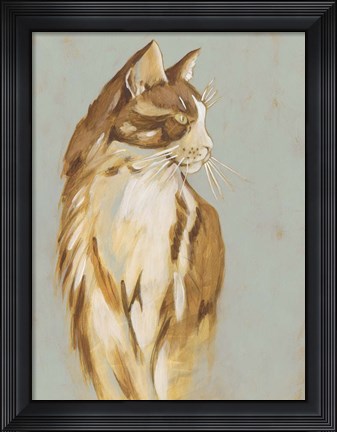 Framed Lap Cat I Print