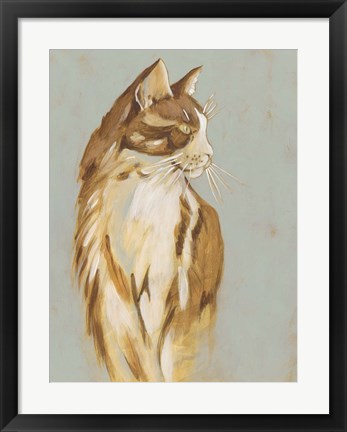 Framed Lap Cat I Print